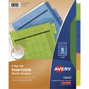 SEPARADOR PLASTICO 5 DIVISIONES