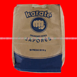 CACAHUATES JAPONESES KARATE O NIPON 50 pzas