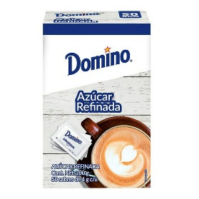 Azúcar refinada DOMINÓ 50 sobres