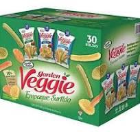 GARDEN VEGGIE papas fritas surtidas 30 piezas de 28 gr