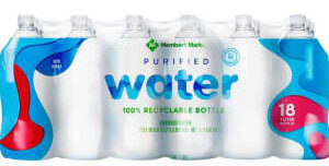 AGUA MEMBER´S MARK de 1L con 18 piezas