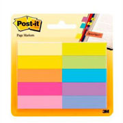 POST-IT SEÑALADORES DE 10 COLORES BRILLANTES
