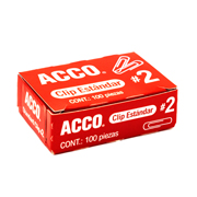 ACCO CLIP ESTANDAR NO. 2