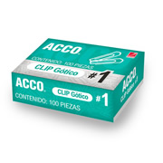 ACCO CLIP GOTICO NO. 1