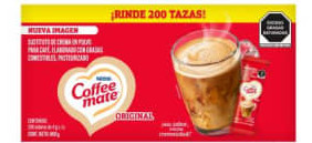 Sustituto de Crema Coffee Mate 200 pzas NESTLÉ